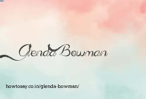 Glenda Bowman