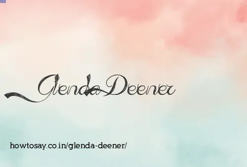 Glenda Deener
