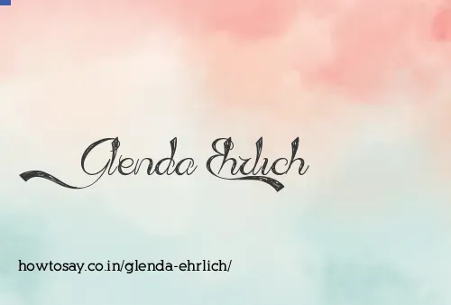 Glenda Ehrlich