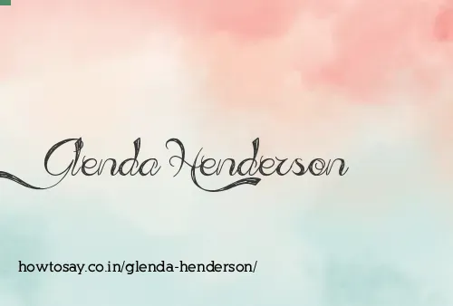 Glenda Henderson