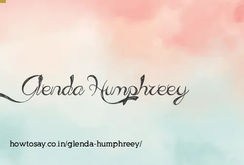 Glenda Humphreey