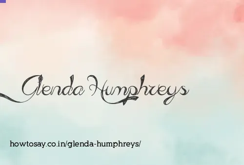 Glenda Humphreys