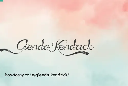Glenda Kendrick