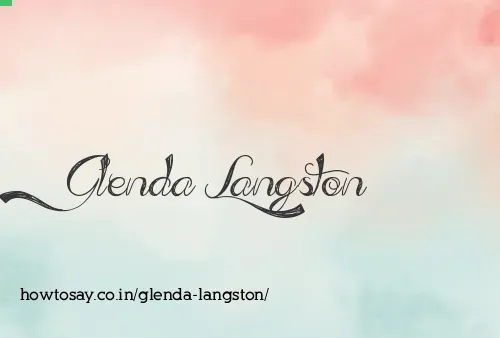 Glenda Langston