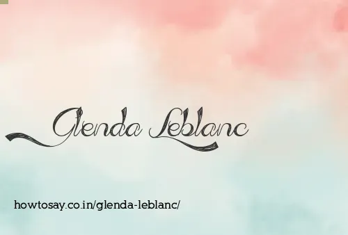 Glenda Leblanc