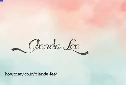 Glenda Lee