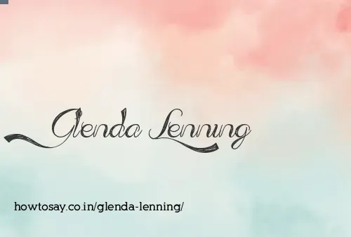 Glenda Lenning