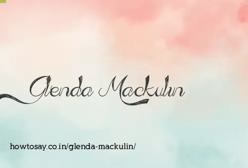Glenda Mackulin