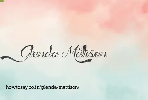 Glenda Mattison