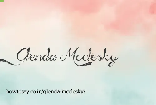 Glenda Mcclesky