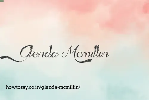 Glenda Mcmillin