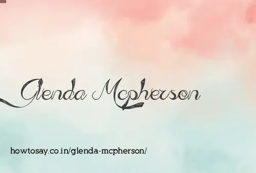 Glenda Mcpherson