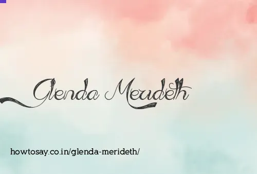 Glenda Merideth