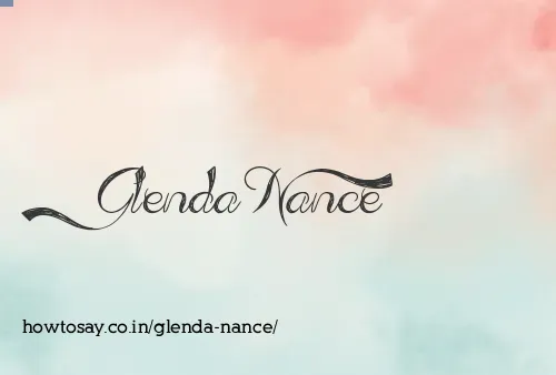 Glenda Nance