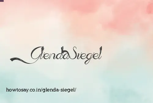 Glenda Siegel