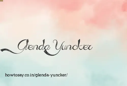 Glenda Yuncker
