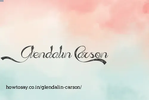 Glendalin Carson