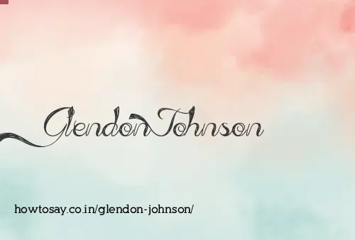 Glendon Johnson