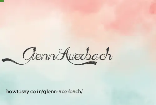 Glenn Auerbach