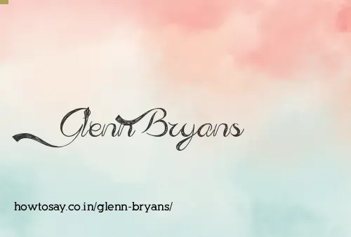 Glenn Bryans