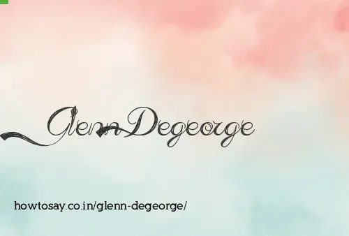 Glenn Degeorge