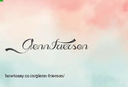 Glenn Frierson