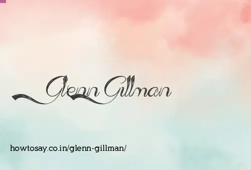 Glenn Gillman