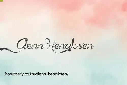 Glenn Henriksen