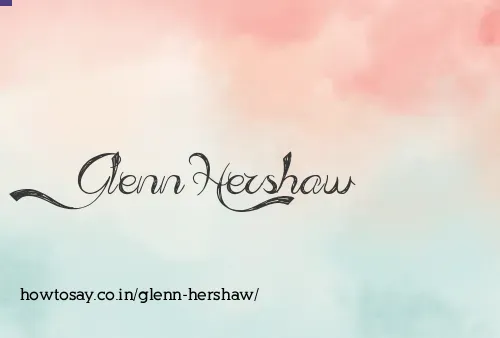 Glenn Hershaw