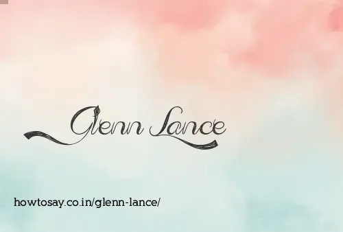 Glenn Lance