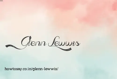 Glenn Lewwis