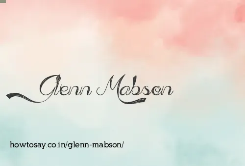 Glenn Mabson