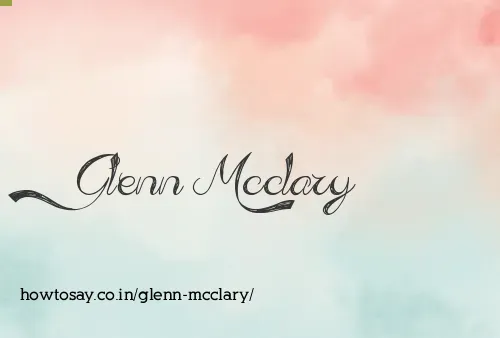 Glenn Mcclary