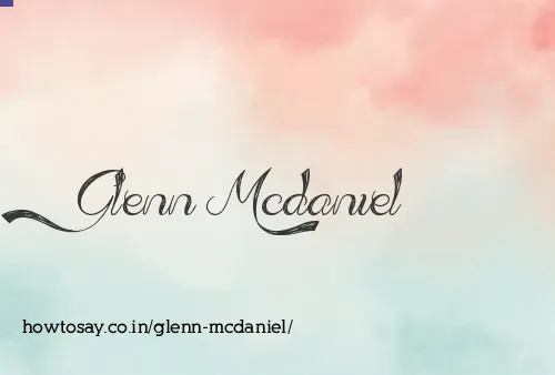 Glenn Mcdaniel
