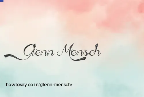 Glenn Mensch