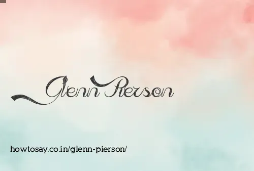 Glenn Pierson