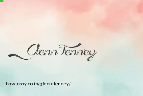 Glenn Tenney