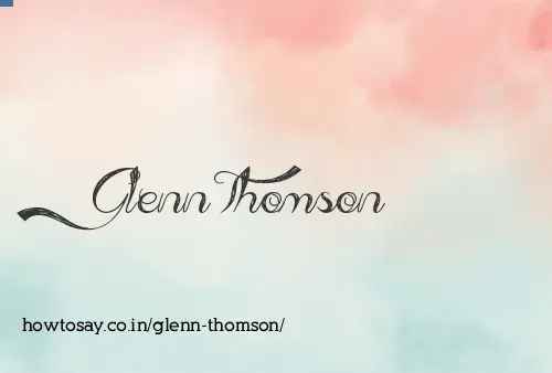Glenn Thomson