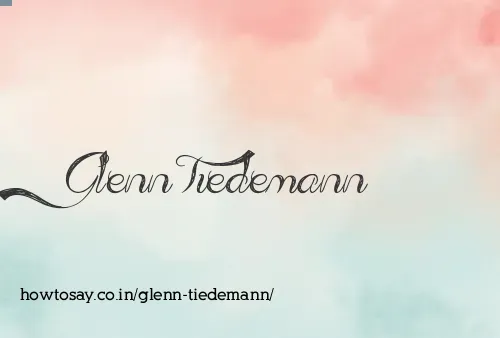 Glenn Tiedemann