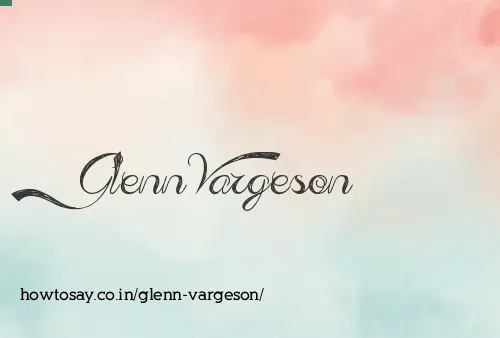 Glenn Vargeson