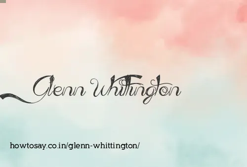 Glenn Whittington