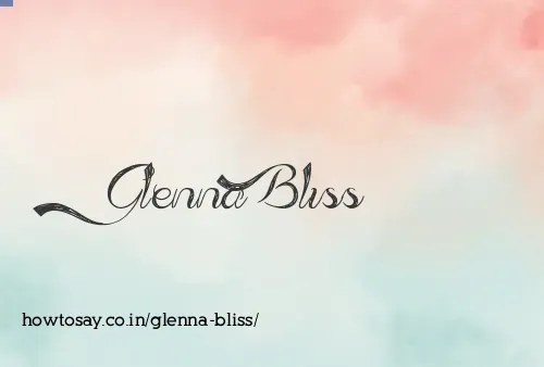 Glenna Bliss
