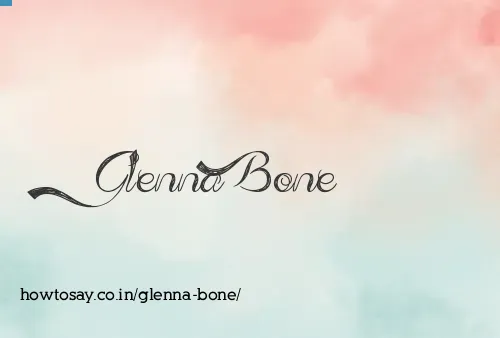 Glenna Bone