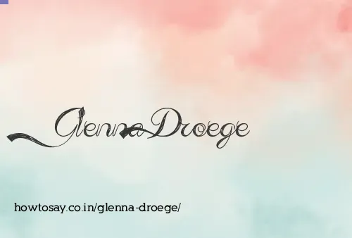 Glenna Droege