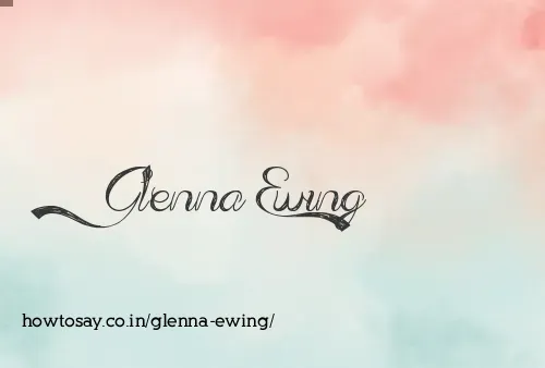 Glenna Ewing