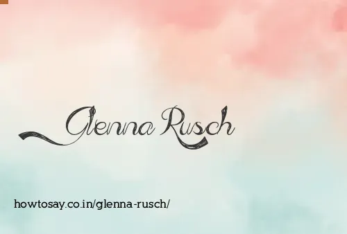 Glenna Rusch