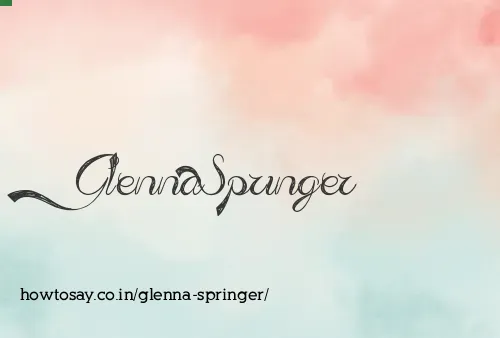 Glenna Springer
