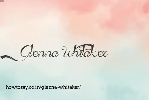 Glenna Whitaker