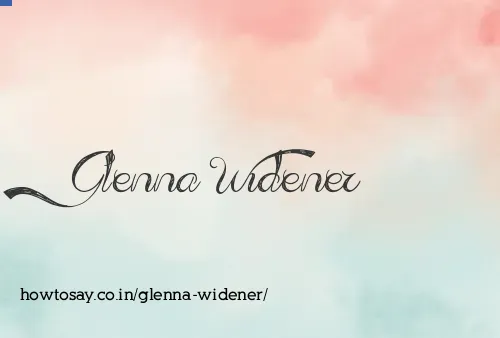 Glenna Widener