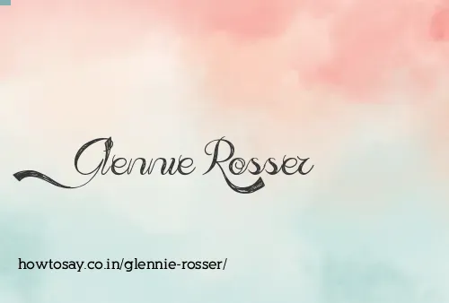 Glennie Rosser